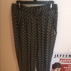 Floral print joggers